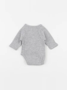 Vertbaudet - body gris - 0 mois