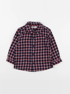 Boutchou - chemise bleu - 18 mois
