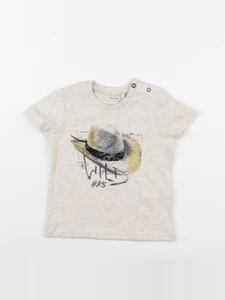 IKKS - tee-shirt beige - 12 mois