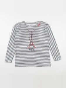 Vertbaudet - tee-shirt bleu - 12 ans