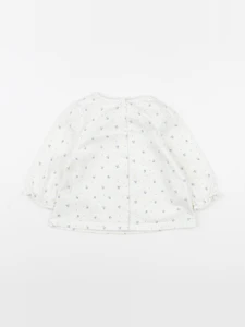 Cyrillus - tee-shirt blanc, bleu - 24 mois