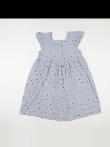 Vertbaudet - robe bleu, blanc - 12 ans