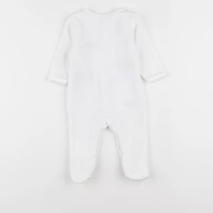 Vertbaudet - pyjama velours blanc - 3 mois