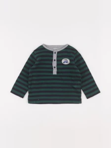 Boutchou - tee-shirt vert - 12 mois