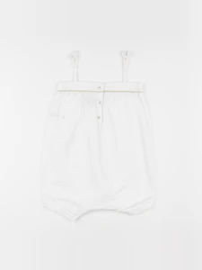 Petit Bateau - combinaison blanc - 24 mois