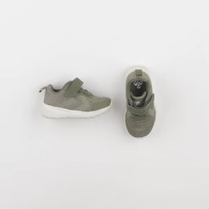 Hummel - tennis à scratch/ lacets vert - pointure 19