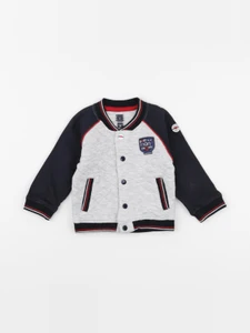 Terre de marins - sweat bleu, gris - 12 mois