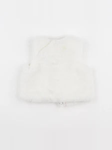 Boutchou - gilet blanc - 6 mois