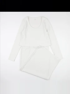 H&M - ensemble grossesse blanc - m