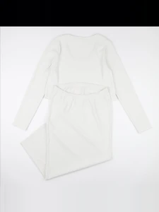 H&M - ensemble grossesse blanc - m