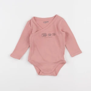 Vertbaudet - body rose - 9 mois