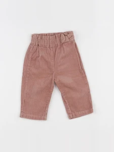 Vertbaudet - pantalon rose - 9 mois