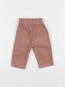 Vertbaudet - pantalon rose - 9 mois