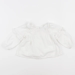 Zara - blouse blanc - 3/6 mois