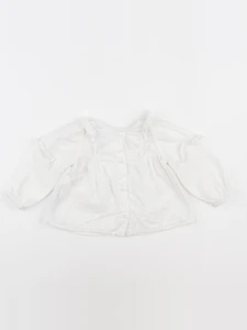 Zara - blouse blanc - 3/6 mois
