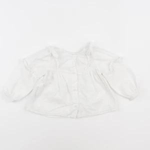 Zara - blouse blanc - 3/6 mois