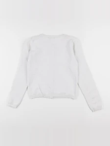 IKKS - gilet blanc, argent - 10 ans