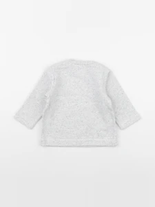 IKKS - sweat gris - 12 mois