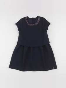 IKKS - robe bleu - 8 ans