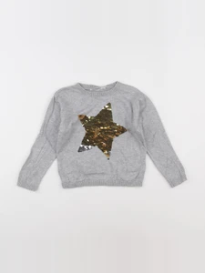 Monoprix - pull gris - 3 ans