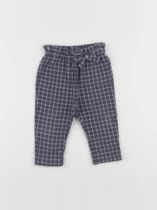 Vertbaudet - pantalon bleu - 12 mois