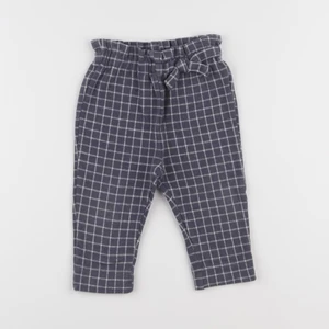 Vertbaudet - pantalon bleu - 12 mois