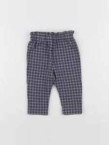 Vertbaudet - pantalon bleu - 12 mois