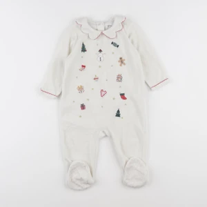 Vertbaudet - pyjama velours beige - 12 mois