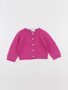 Jacadi - gilet rose - 12 mois