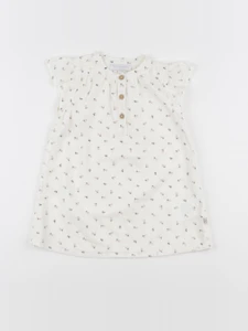 Cadet Rousselle - robe blanc - 12 mois
