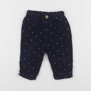 Vertbaudet - pantalon bleu - 12 mois