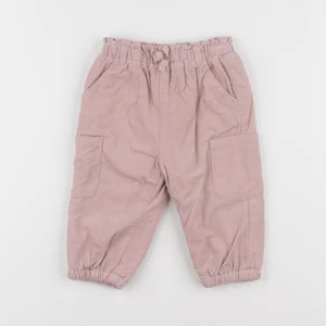 Vertbaudet - pantalon doublé rose - 12 mois