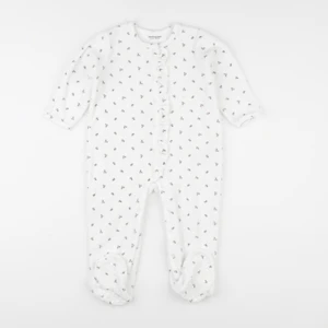 Vertbaudet - pyjama velours blanc - 2 ans