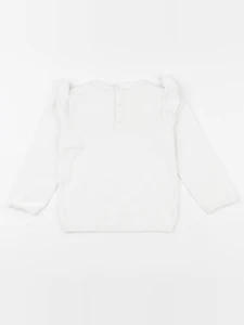 Vertbaudet - pull blanc - 36 mois