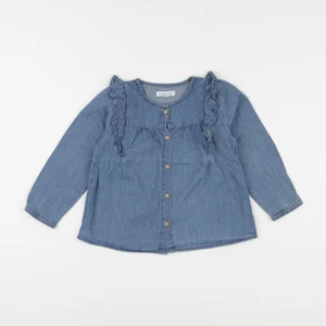 Vertbaudet - blouse bleu - 3 ans
