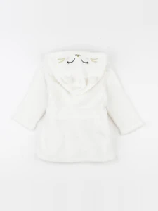 Vertbaudet - robe de chambre blanc - 2 ans