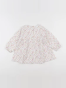 Vertbaudet - robe blanc - 18 mois