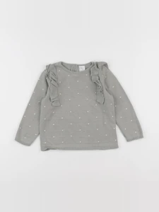 H&M - pull vert - 12/18 mois