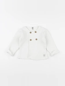 La Redoute - gilet blanc - 18 mois
