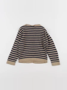 Boutchou - gilet bleu, marron - 18 mois