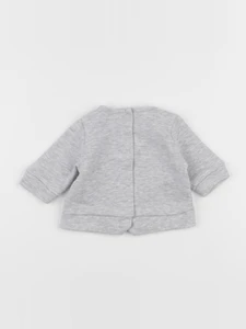 Vertbaudet - sweat gris - 1 mois