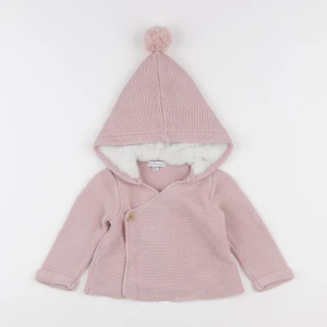 Vertbaudet - gilet rose - 12 mois