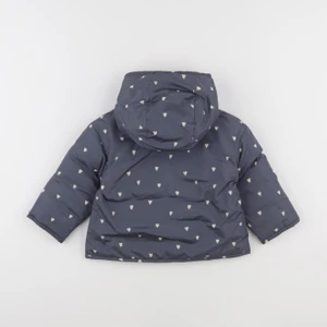 Vertbaudet - doudoune réversible gris, rose - 2 ans