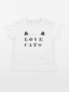 Mango - tee-shirt blanc - 12/18 mois