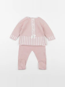 Paz Rodriguez - ensemble rose - 6 mois