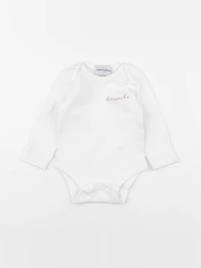 Maison Pioline - body blanc - 6 mois