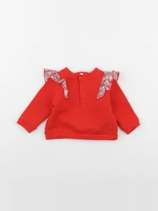 Jacadi - sweat rouge - 6 mois