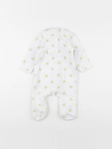 Cadet Rousselle - pyjama velours blanc - 6 mois