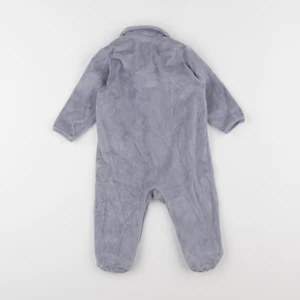 Vertbaudet - pyjama velours bleu - 9 mois