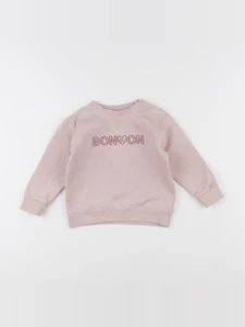 Bonton - sweat rose - 18 mois